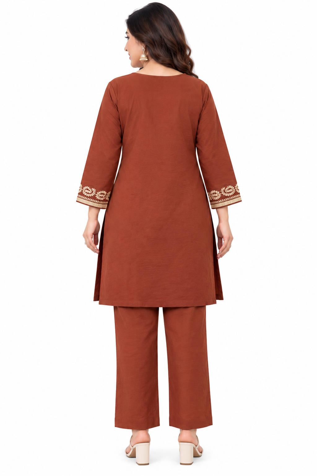 Vanya apparel Rayon embrodery kurti pant set for women